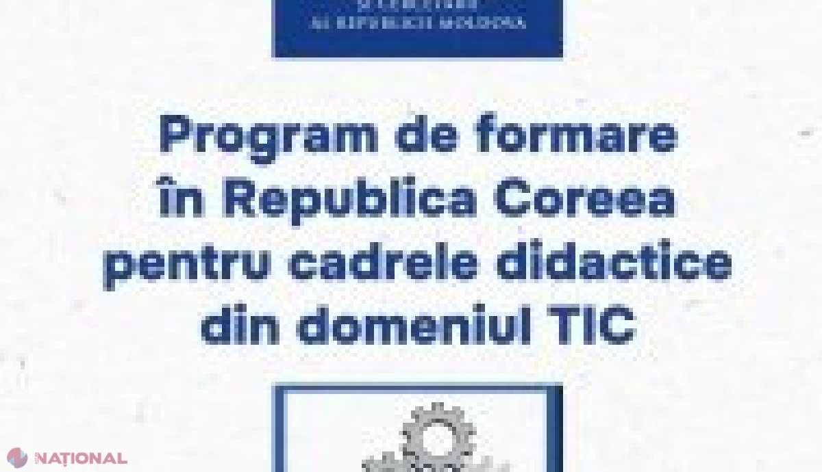 Oportunitate unică pentru profesorii TIC din Moldova: Program de formare în Coreea de Sud