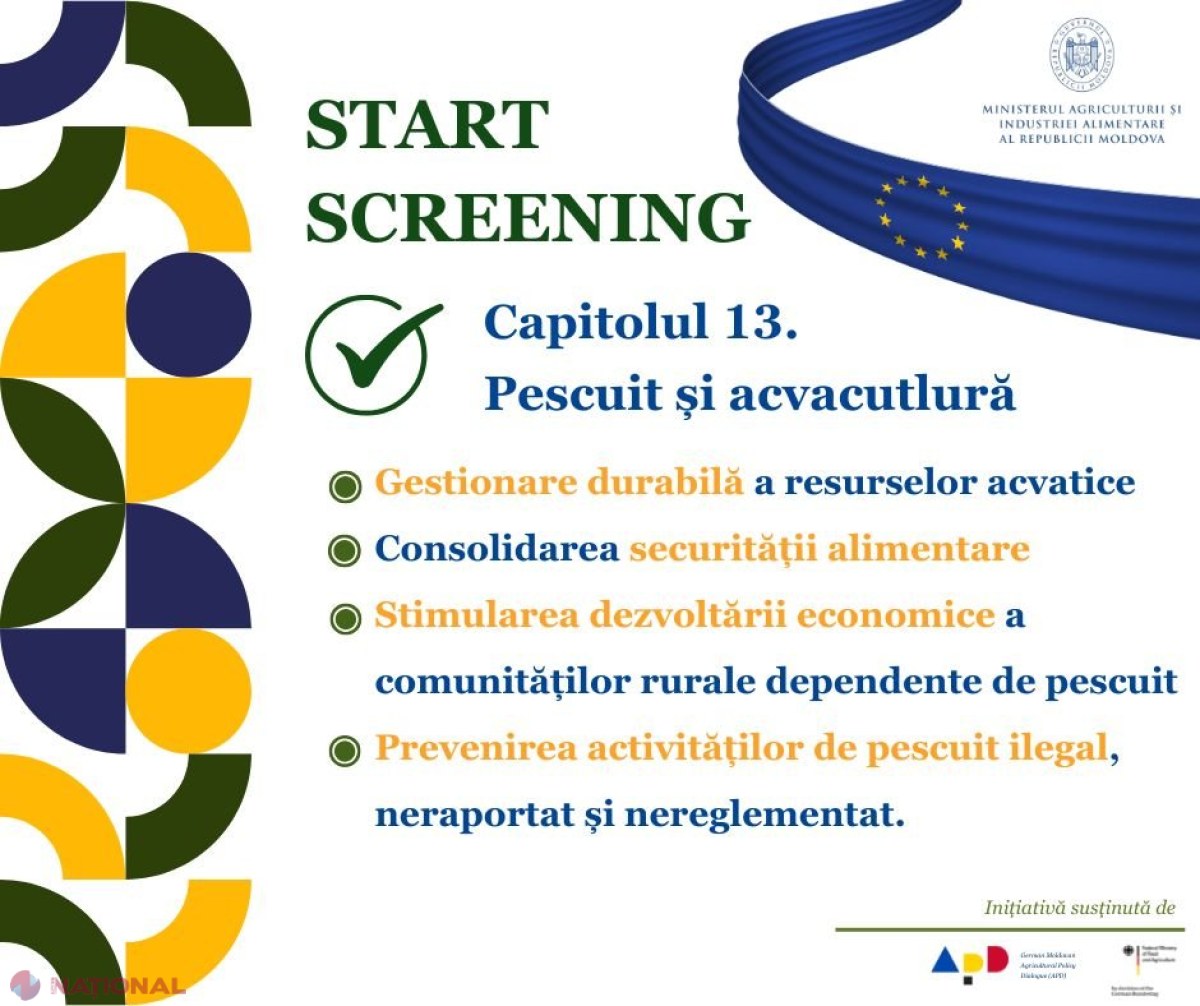 Republica Moldova începe evaluarea compatibilității legislației naționale cu cea a UE privind pescuitul și acvacultura 