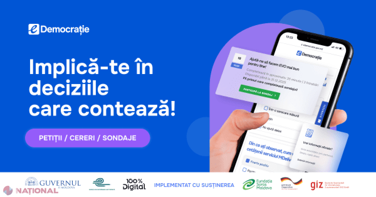 Cetățenii Moldovei se pot implica în deciziile publice prin noua platformă digitală eDemocrație, lansată oficial la Moldova Digital Summit 2025