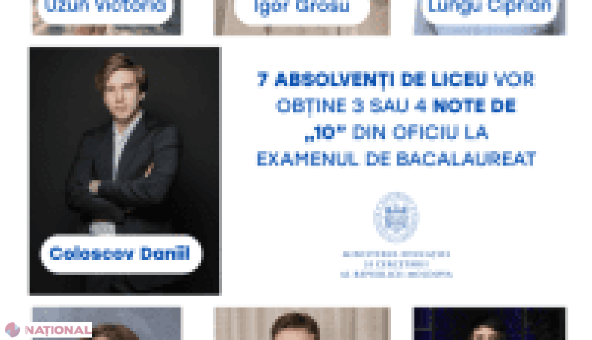 7 elevi eminenți obțin trei sau patru note de „10” la bacalaureatul din 2025 datorită certificatelor și premiilor obținute