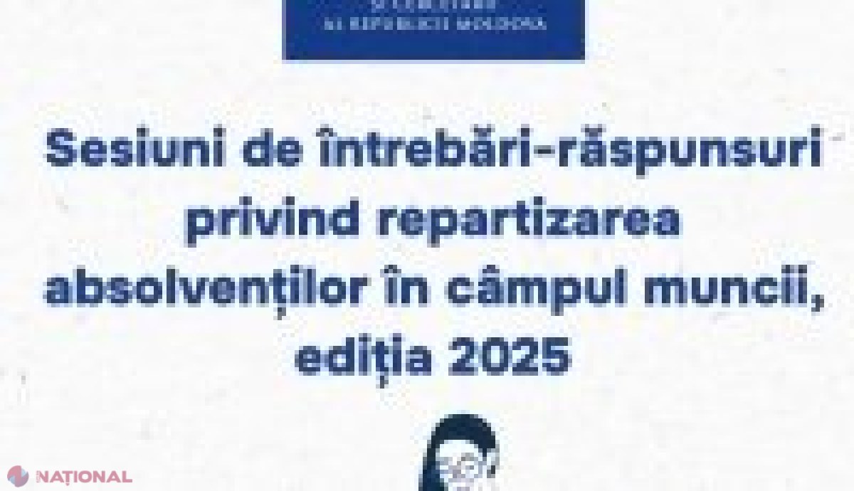 MEC deschide dialogul cu absolvenții despre repartizarea în câmpul muncii pentru 2025
