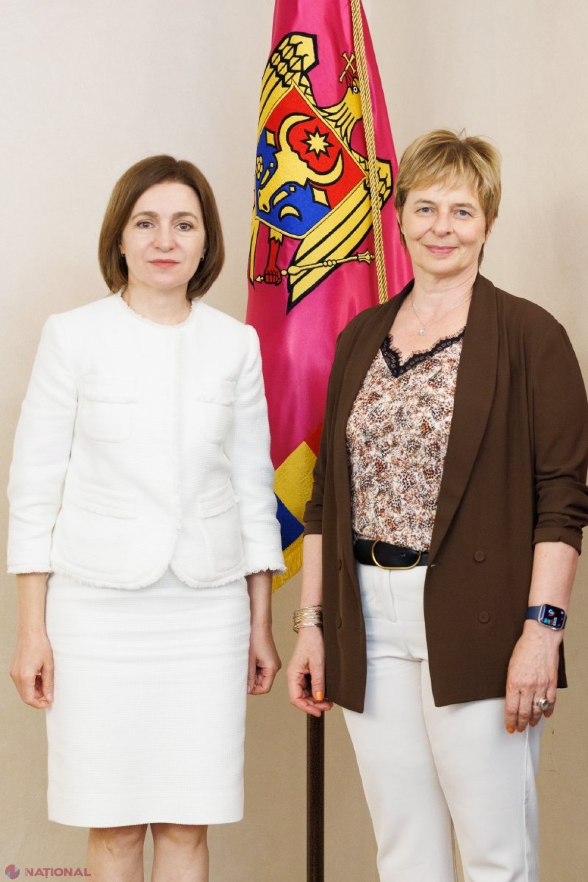 Maia Sandu discută cu senatoarele franceze despre sprijinul pentru aderarea Moldovei la UE și protecția socială în Franța