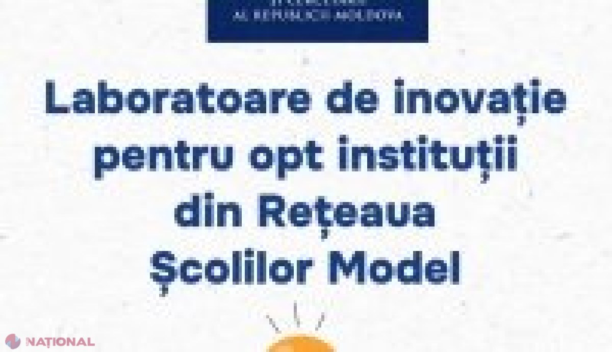 Viitorul educației: 8 școli din Moldova devin centre de inovație cu tehnologii avansate și metode moderne de predare