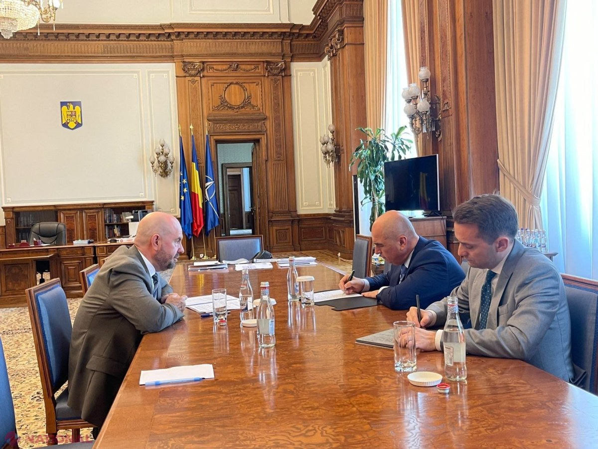 Vladimir Bolea și Ilie Bolojan discută la București despre extinderea cooperării și modernizarea infrastructurii între Republica Moldova și România