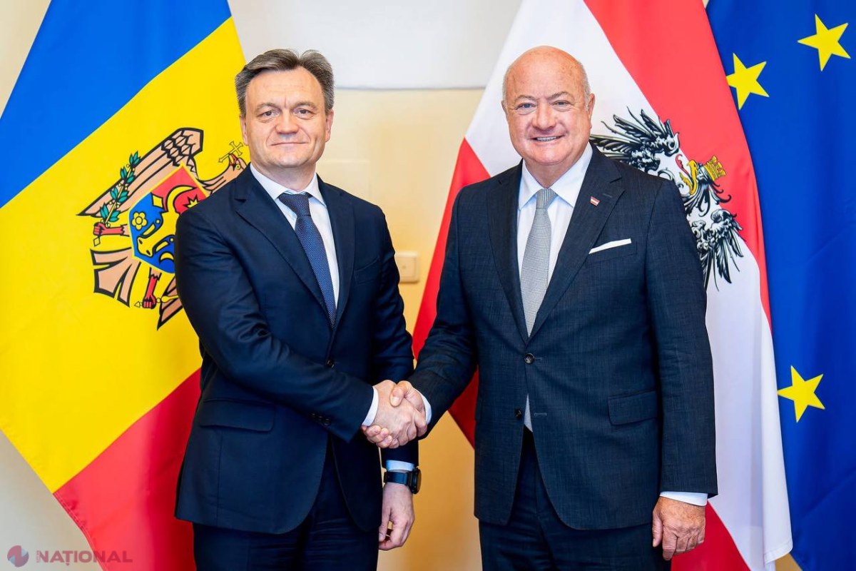 Dorin Recean discută cu cancelarul Austriei despre extinderea cooperării economice și sprijinul european pentru Moldova