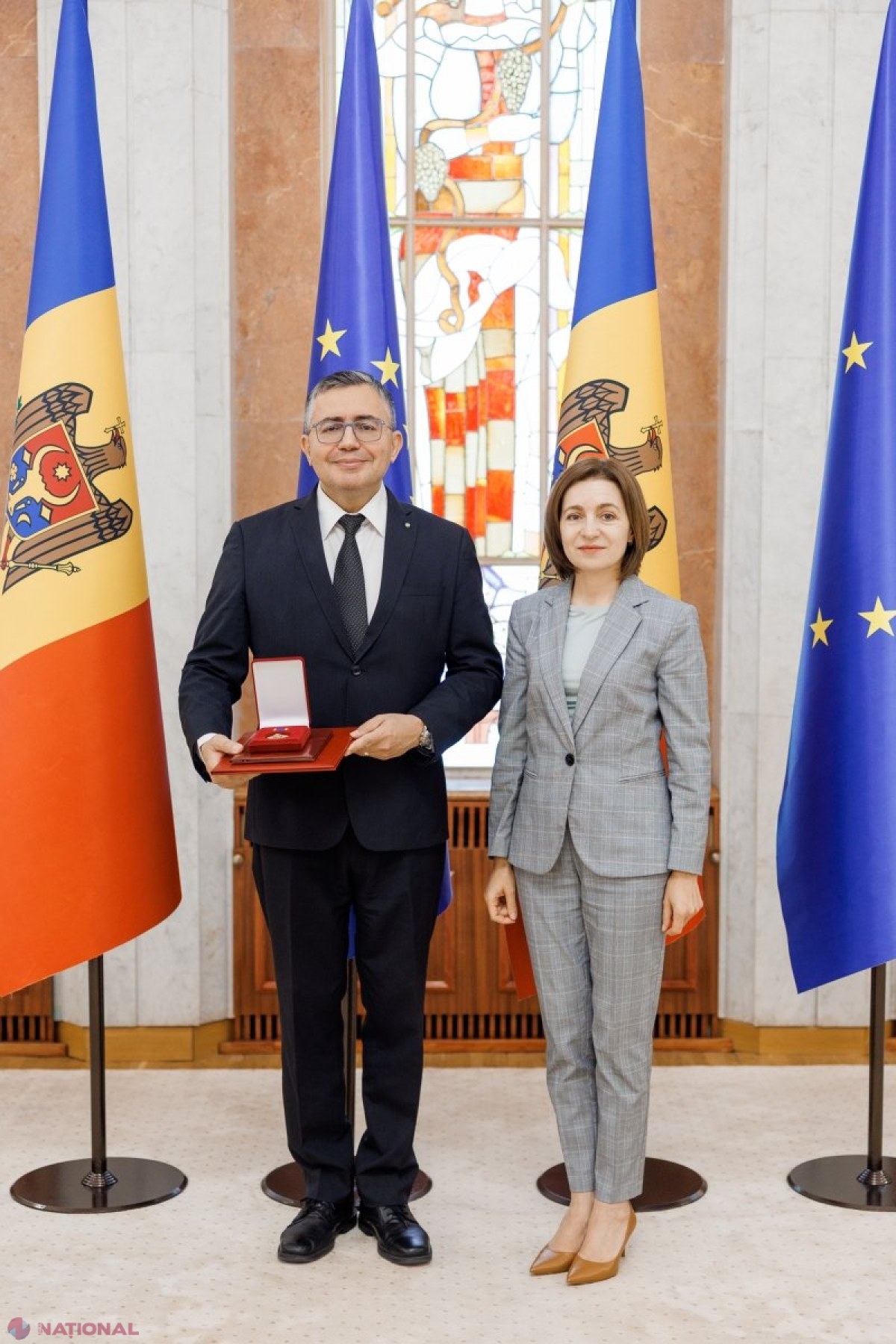 Maia Sandu onorează trei ambasadori europeni la final de mandat cu Ordinul de Onoare în semn de apreciere pentru relațiile de cooperare