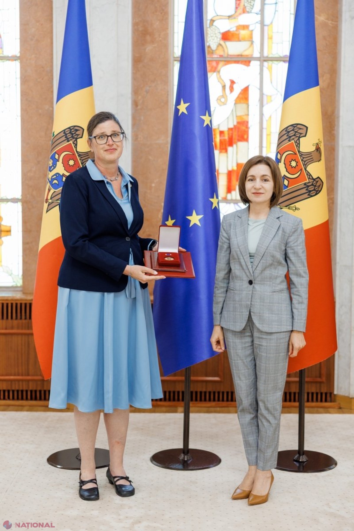 Maia Sandu onorează trei ambasadori europeni la final de mandat cu Ordinul de Onoare în semn de apreciere pentru relațiile de cooperare
