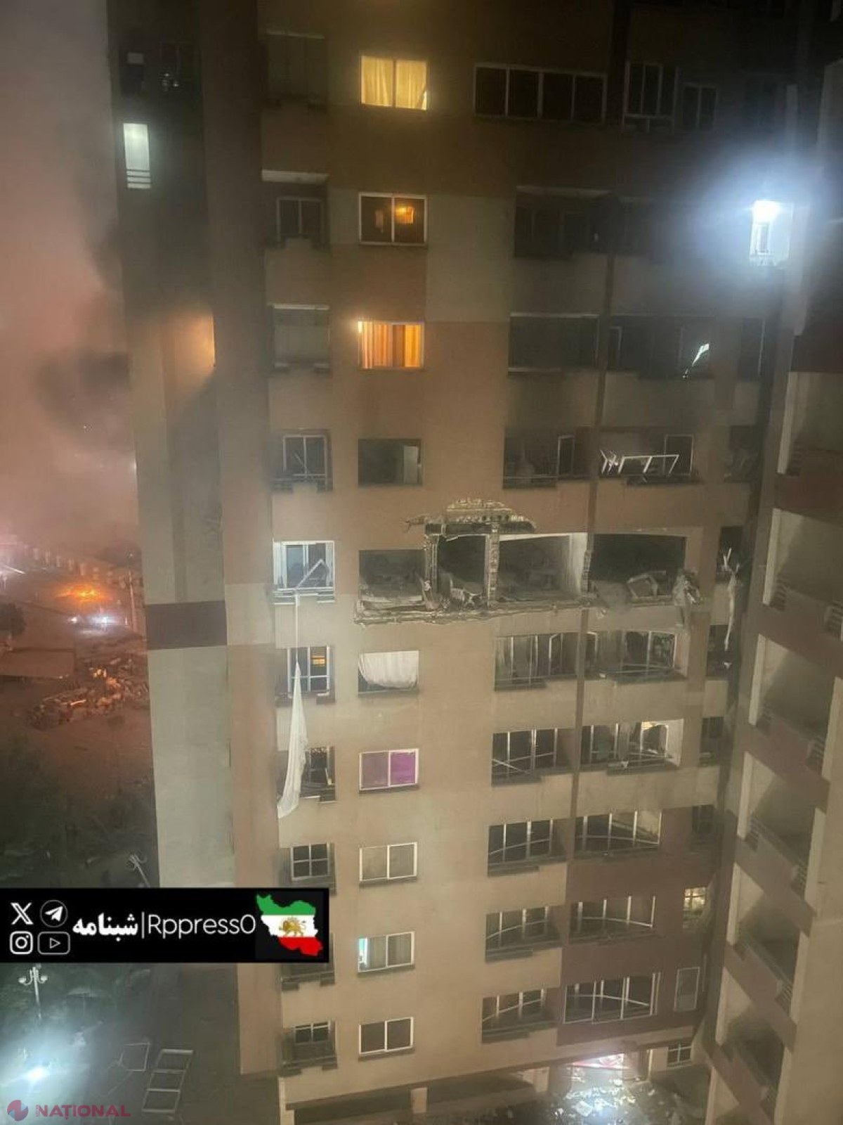 Israelul lovește sediul Ministerului Apărării din Teheran, în timp ce bilanțul victimelor din Israel ajunge la șapte morți