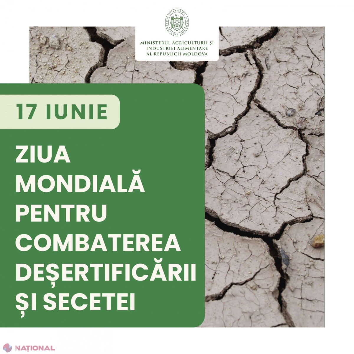 Ziua mondială a eforturilor pentru salvarea solurilor și prevenirea secetei în Moldova