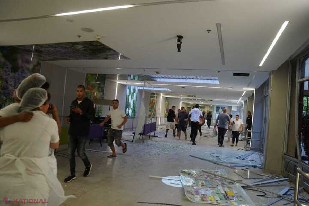 Spitalul Soroka din Israel lovit de rachetele trase de Iran: explozii resimțite în Tel Aviv și Ierusalim