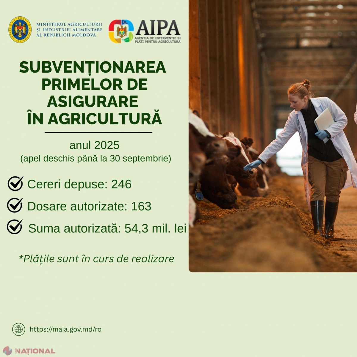 Subvențiile pentru asigurarea agricolă: aproape toate cererile din 2024 au fost procesate, iar termenul pentru dosare noi se apropie