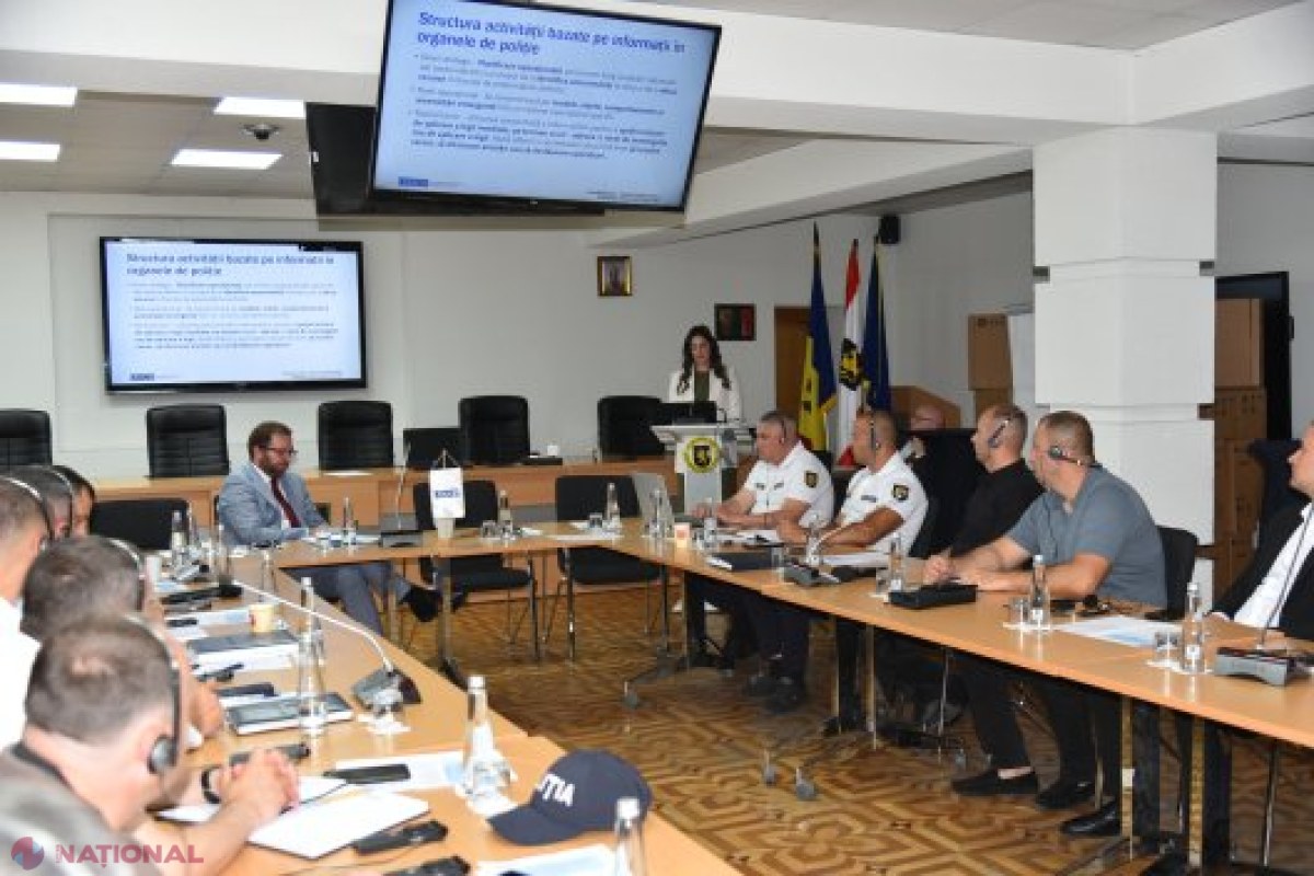 Atelier internațional pentru polițiștii moldoveni: noi strategii în prevenirea criminalității cu ajutorul experților internaționali