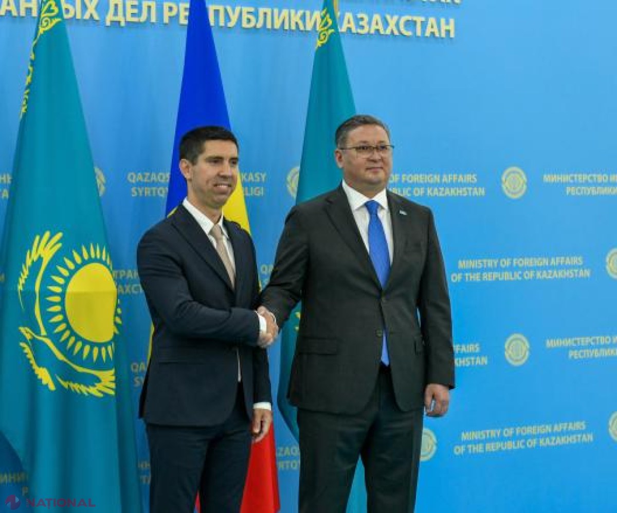 Chișinăul ar putea avea zboruri directe spre Astana: discuții între Mihai Popșoi și omologul său din Kazahstan privind extinderea relațiilor bilaterale