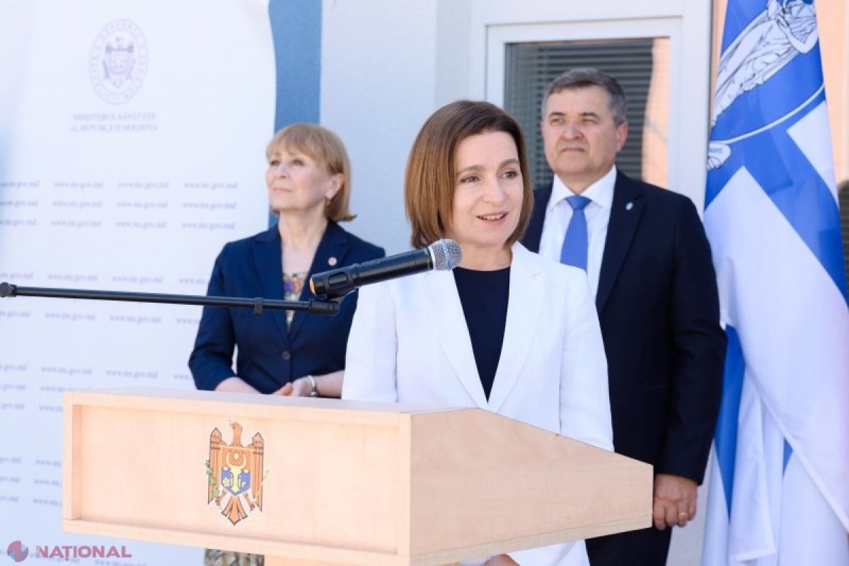 Maia Sandu a inaugurat centrul modernizat de sănătate publică din Cahul, cu sprijin de la Banca Mondială și investiții de 31 de milioane de lei