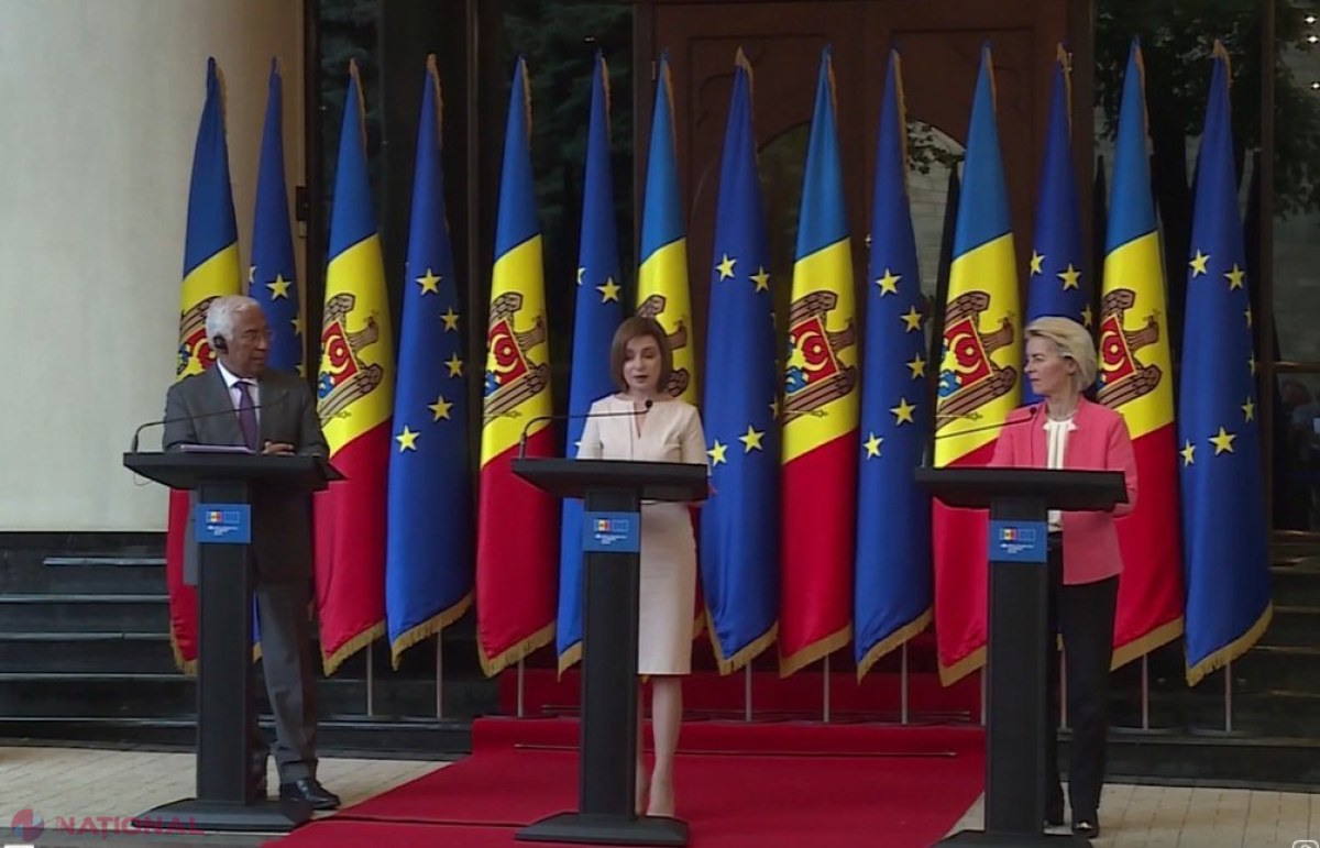 Summit istoric Moldova-UE: Declarație comună semnată între Chișinău și Bruxelles pentru viitorul european al țării