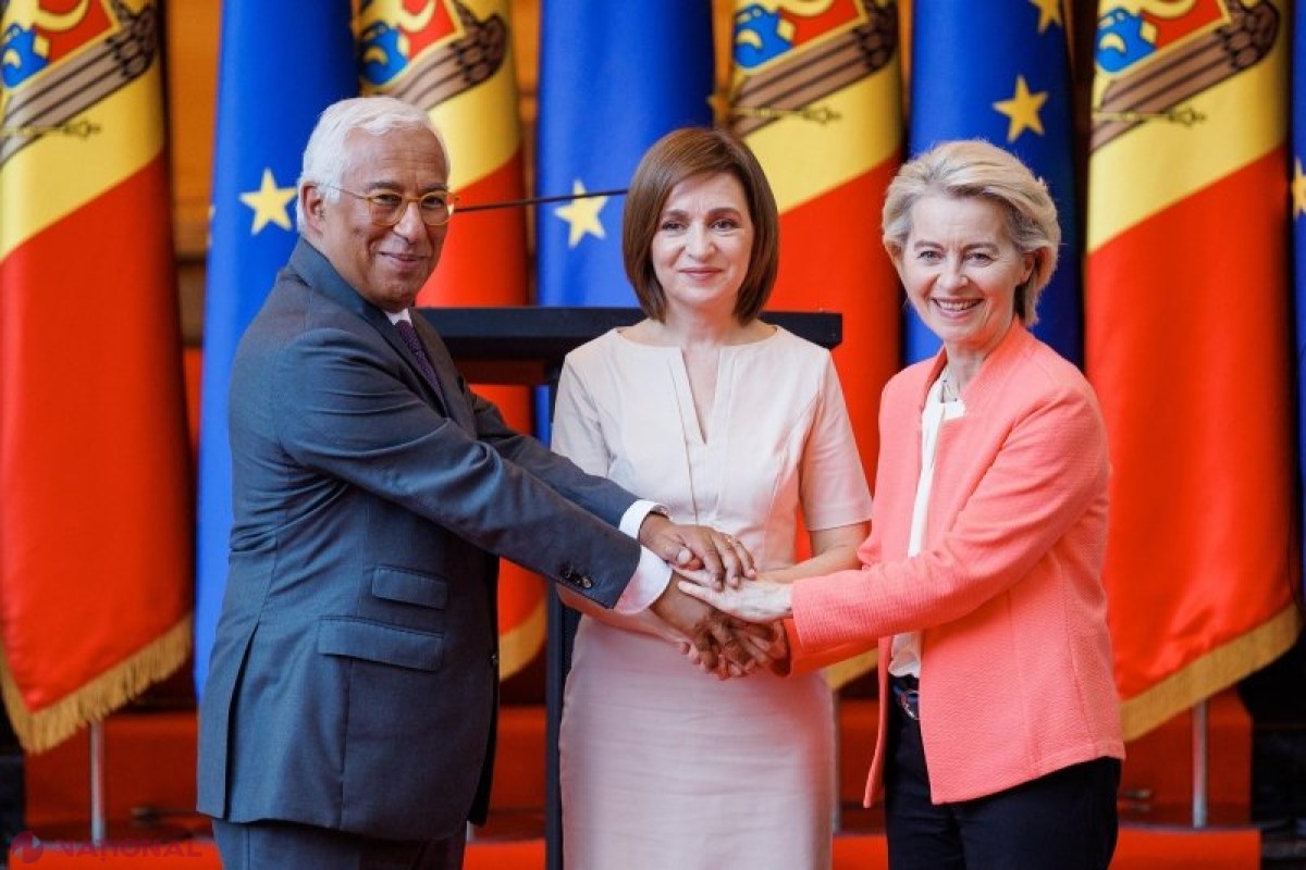 Summit istoric Moldova-UE la Chișinău: Maia Sandu anunță debutul integrării europene cu sprijin financiar substanțial