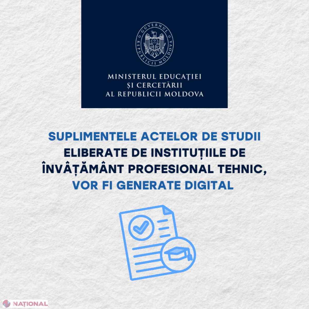 Suplimentele digitale la actele de studii, un pas esențial pentru învățământul profesional tehnic din 2024