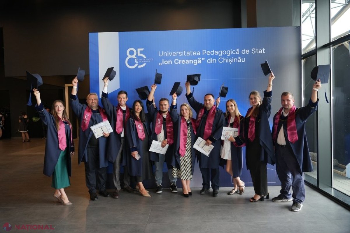 Ministrul Educației felicită cei 1800 de absolvenți ai Universității „Ion Creangă” pregătiți să transforme sistemul educațional din Moldova