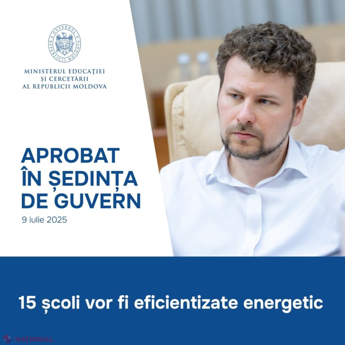Guvernul aprobă renovarea energetică a 15 școli din Moldova cu un grant european de 5 milioane euro