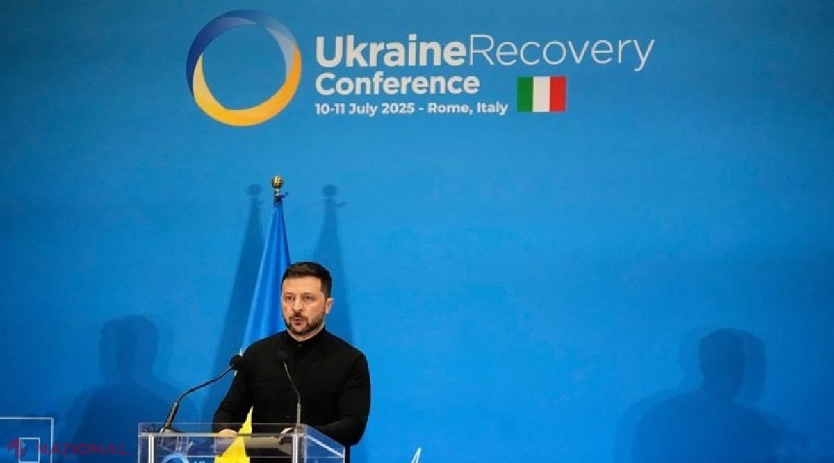 Zelenski cere sprijin financiar și drone la Conferința redresării Ucrainei de la Roma în contextul intensificării atacurilor rusești