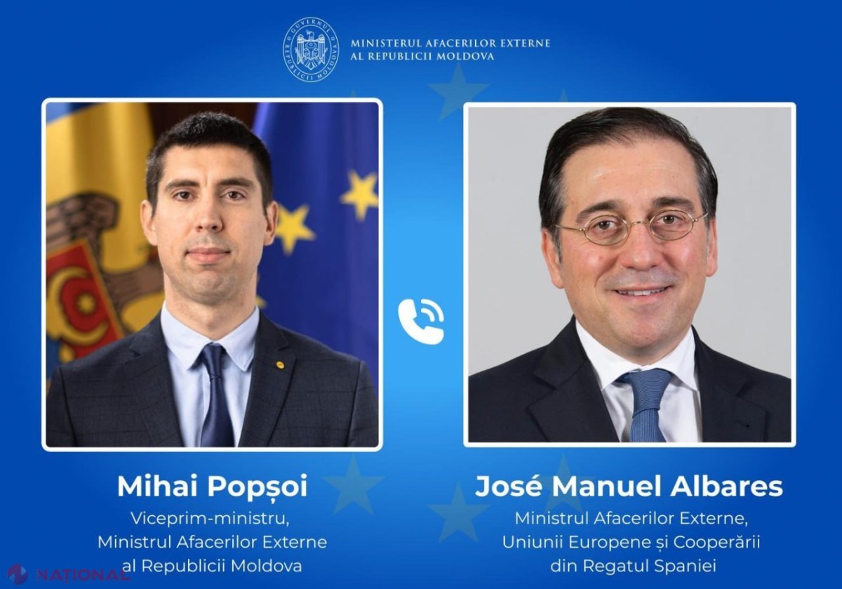 Mihai Popșoi și ministrul spaniol discuta despre integrarea europeană a Republicii Moldova și cooperarea bilaterală