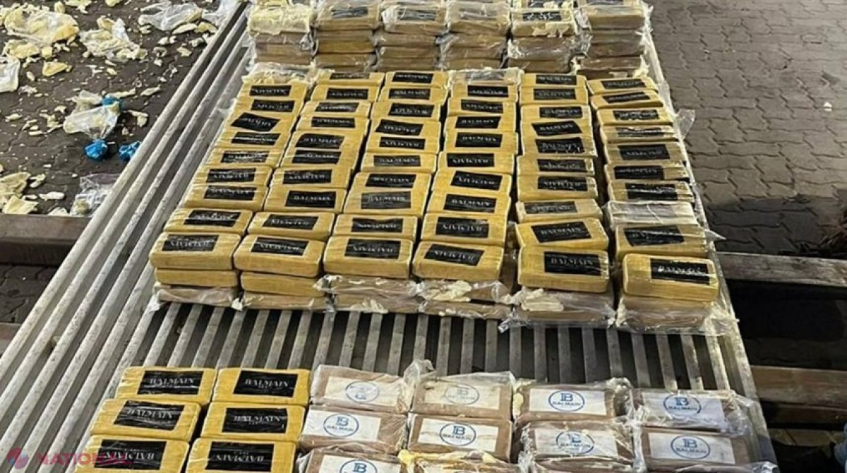 Captură record de cocaină în Rusia: 820 kg ascunse în containere cu banane, confiscate de autorități