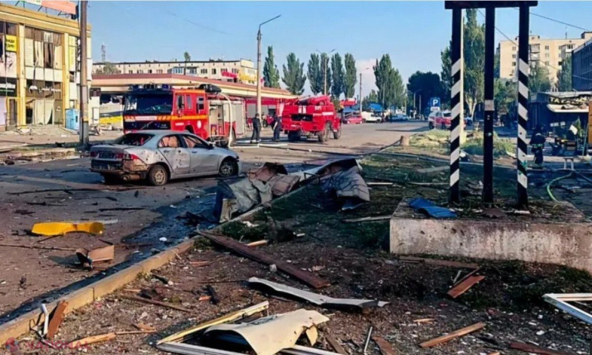 Atac fatal în Dobropillia: bombardament rusesc asupra unui centru comercial și a pieței, zeci de răniți și pagube masive în Donețk
