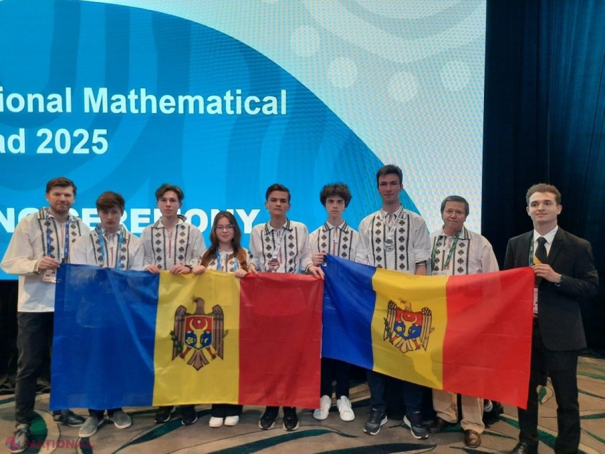 Performanță remarcabilă pentru lotul olimpic al Republicii Moldova la Olimpiada Internațională de Matematică: argint, bronz și mențiune de onoare pentru elevii de la Liceul „Orizont” din Durlești