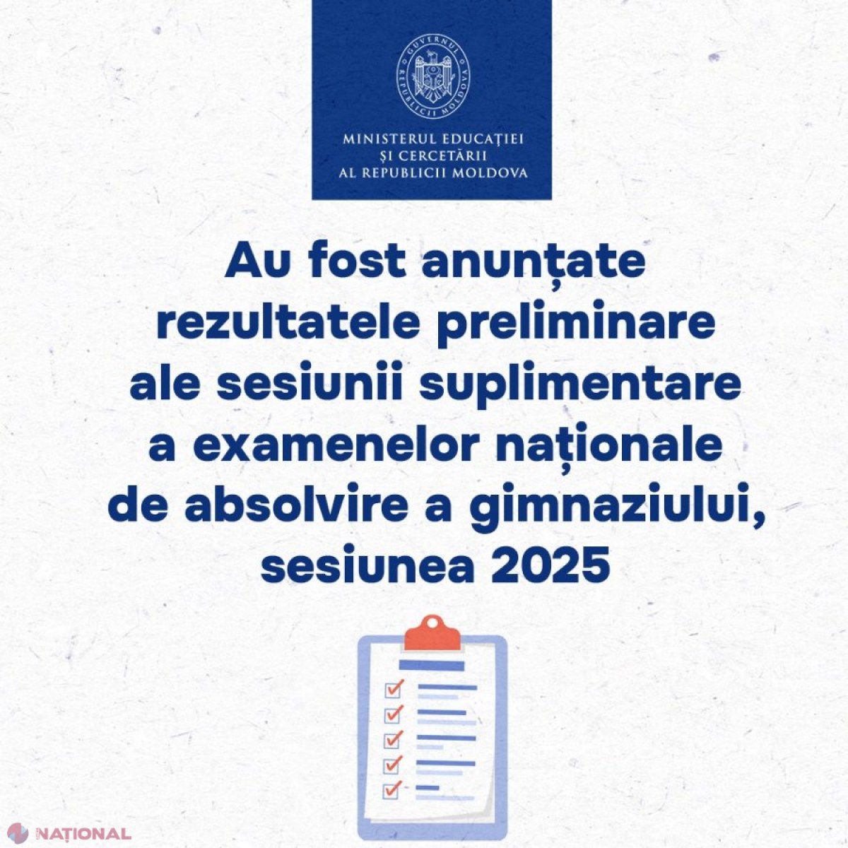 Rezultatele preliminare ale sesiunii suplimentare la examenele naționale de gimnaziu: aproape 30% dintre elevi au promovat