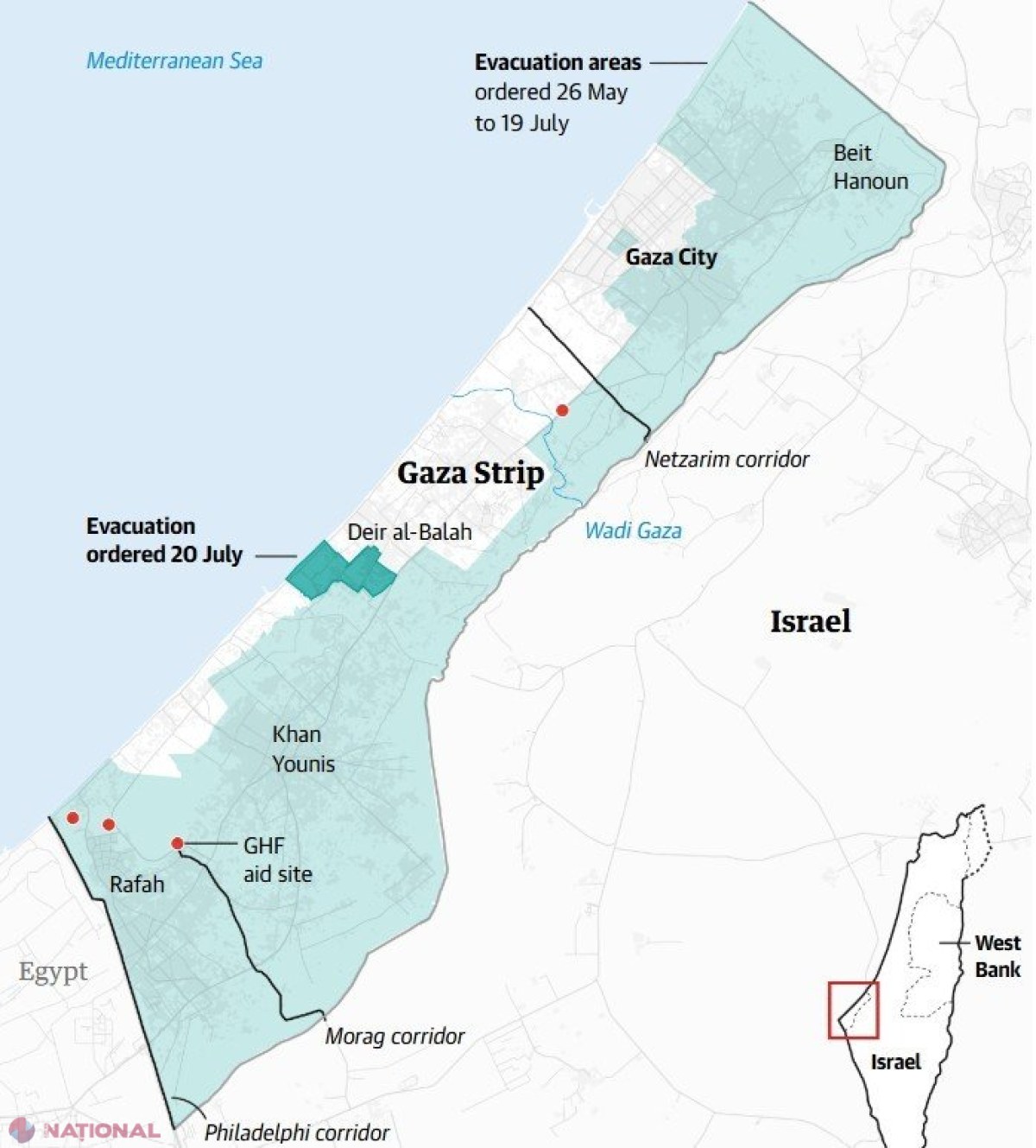 Israelul lansează atacuri terestre și aeriene în Gaza: Deir al-Balah, centrul unui conflict intensificat și al unei crize umanitare în creștere.