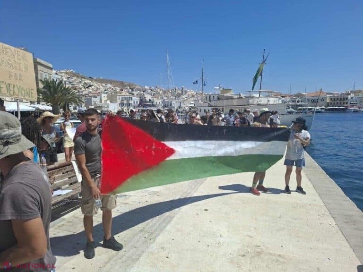 Protest la Syros: manifestanții pro-palestinieni determină retragerea turiștilor israelieni de pe insulă