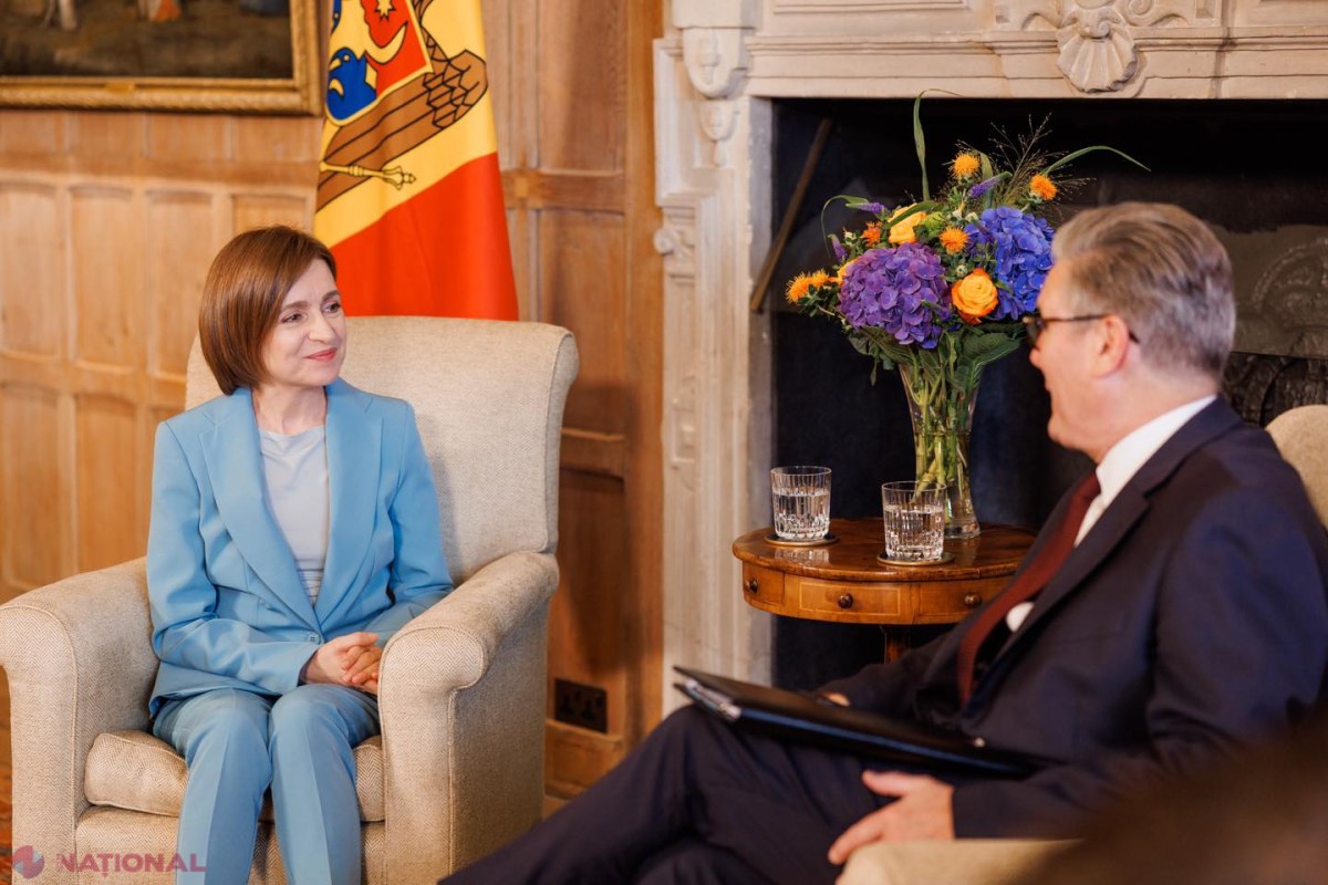 Maia Sandu se întâlnește cu premierul britanic Keir Starmer: Moldova caută să atragă investiții britanice și să consolideze relațiile economice