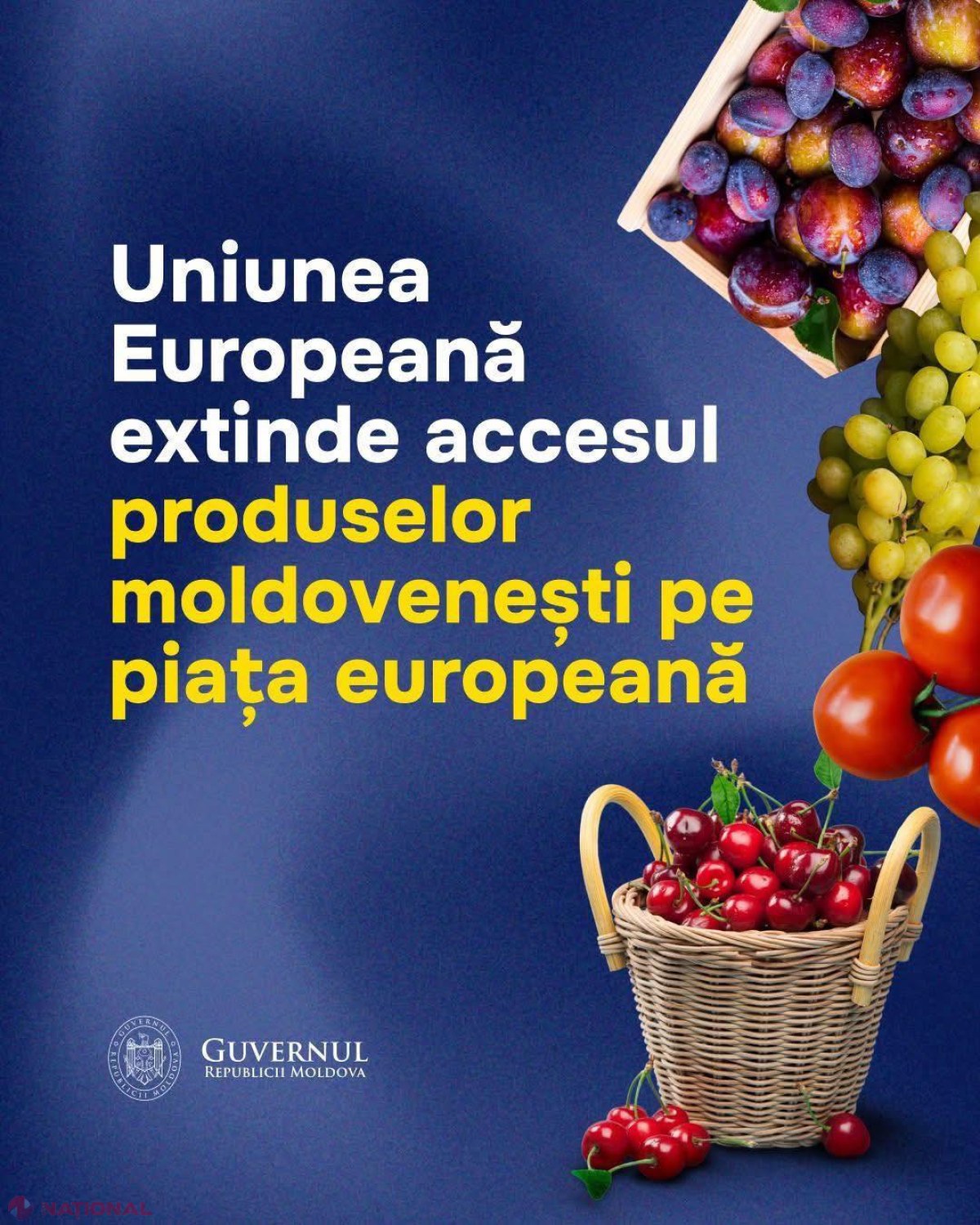 Acces extins pentru produsele agricole moldovenești pe piața UE: cote de export majorate semnificativ