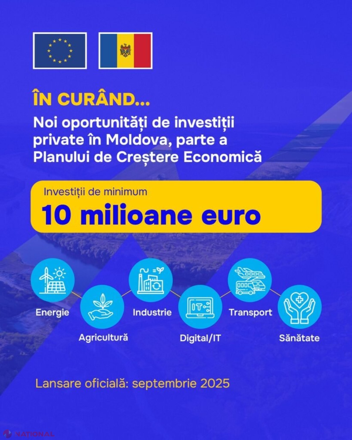 Moldova și Uniunea Europeană invită investitorii să contribuie la dezvoltarea economică printr-un nou apel de finanțare
