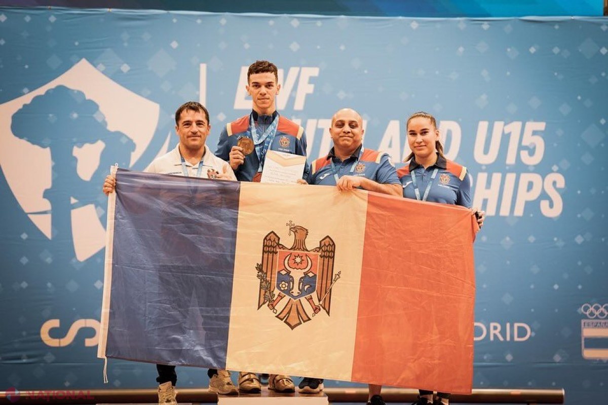 Dan Betca triumfă cu trei medalii la Europenele de Haltere, lotul național se întoarce cu 10 distincții din Madrid