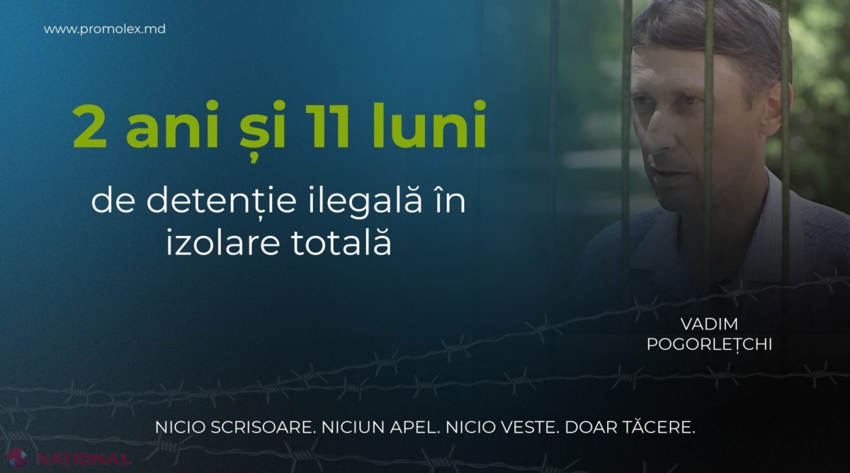 Promo-LEX cere eliberarea imediată a activistului Vadim Pogorlețchi, după aproape trei ani de detenție ilegală în Transnistria