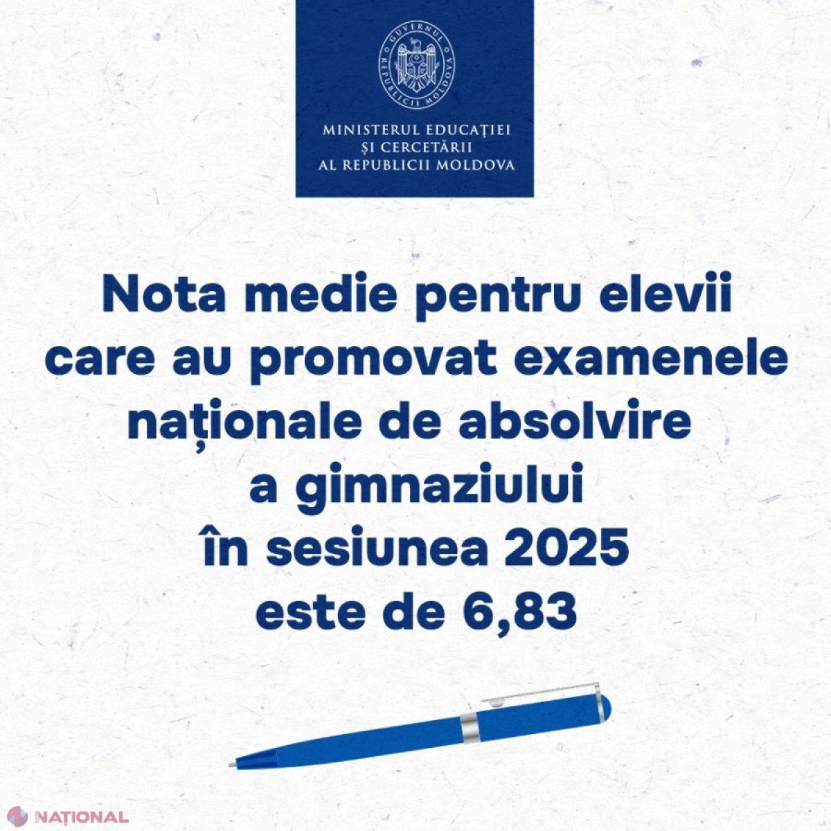 Elevii din sesiunea 2025 au obținut o medie de 6,83 la examenele de absolvire a gimnaziului, cu matematică la coada clasamentului.