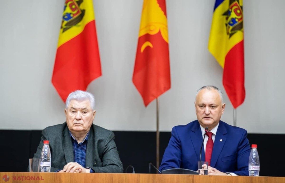Blocul politic PSRM și PCRM: Voronin și Dodon, la masa negocierilor pentru o posibilă alianță