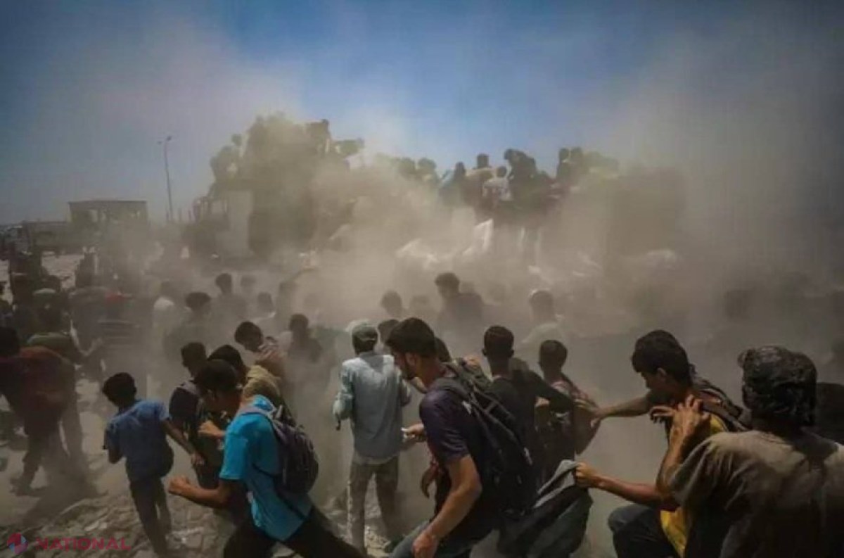 Camion cu alimente răsturnat în Gaza: guvernul Hamas acuză Israelul pentru rutele periculoase impuse șoferilor