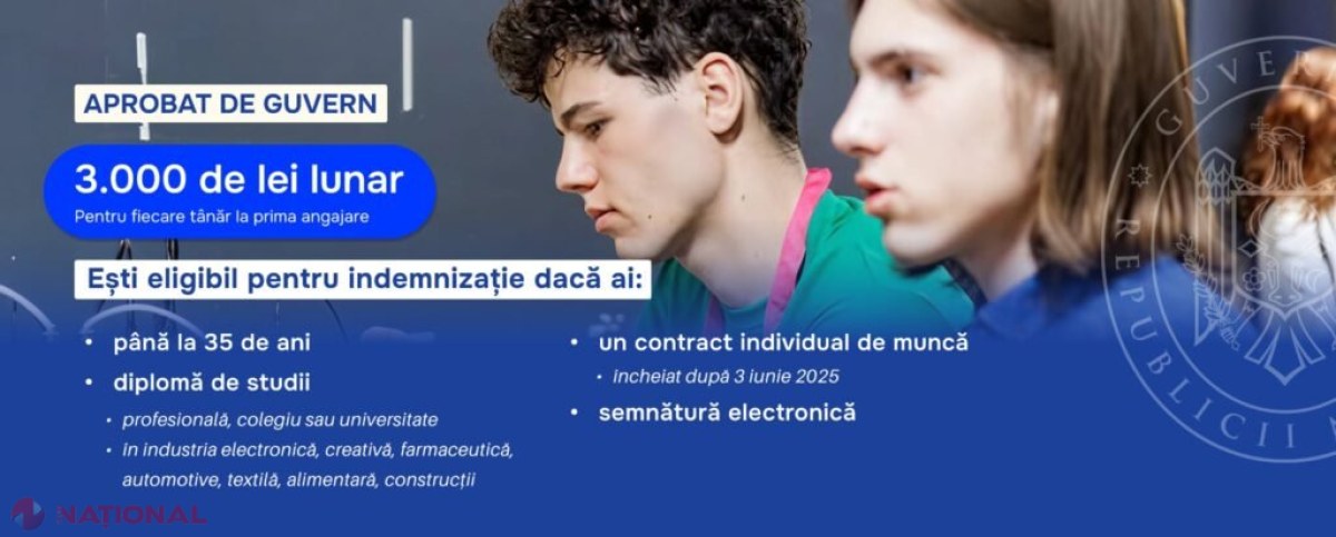 Guvernul lansează programul de susținere a tinerilor pentru primul loc de muncă în industrii strategice 