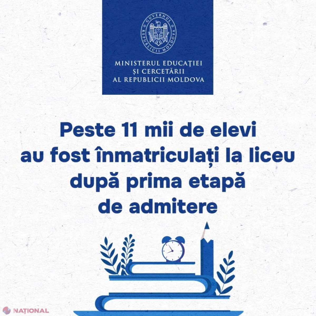 Admitere reușită: 46% dintre absolvenții de gimnaziu sunt deja înmatriculați la liceu în prima etapă