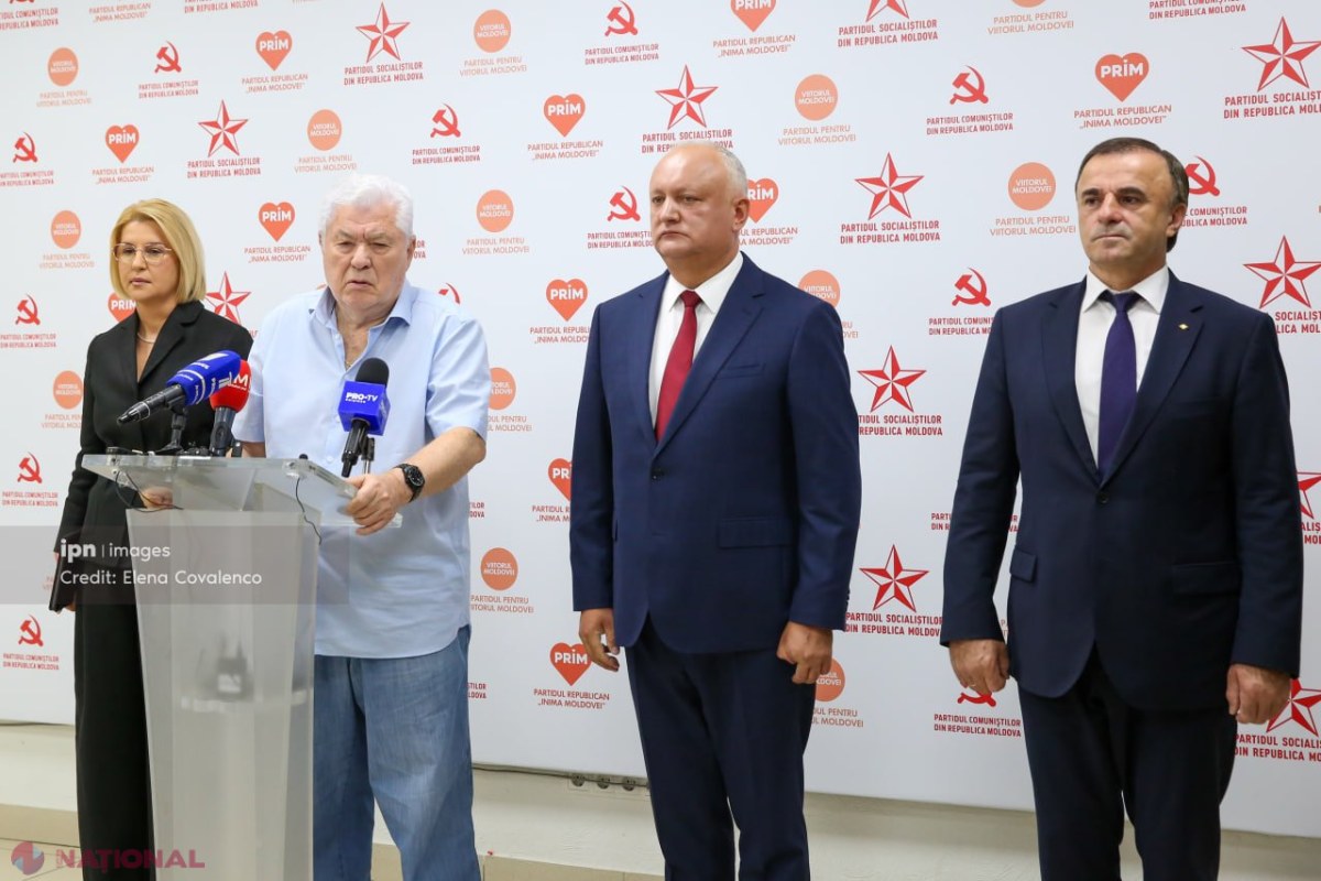 PCRM se alătură oficial Blocului Patriotic al Socialiștilor și Comuniștilor în alegerile parlamentare