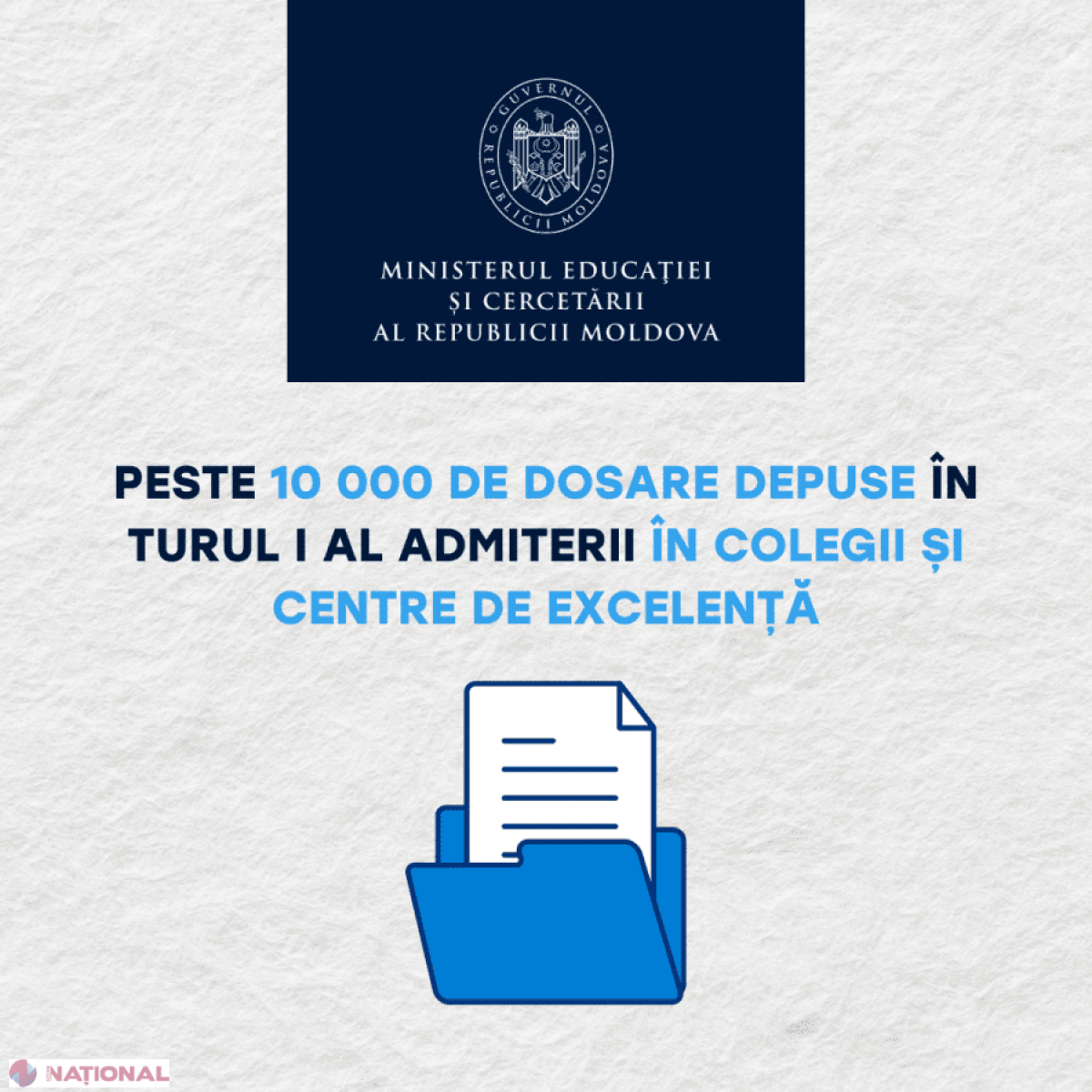 Admitere masivă în colegii și centre de excelență: Peste 10.000 de dosare înregistrate în turul I