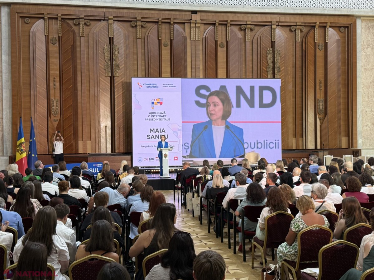 Maia Sandu subliniază rolul strategic al diasporei pentru Republica Moldova la Congresul Diasporei 2025