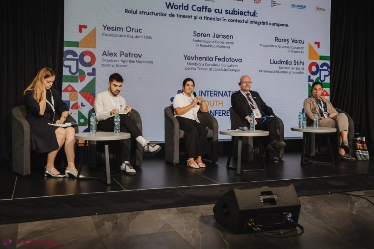 Tineri din Republica Moldova și Parteneriatul Estic discută integrarea europeană la Conferința Internațională a Tineretului