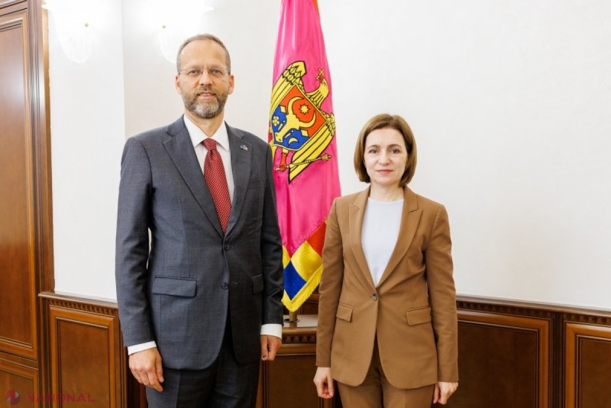 Maia Sandu, întrevedere de adio cu ambasadorul UE: integrarea europeană rămâne prioritatea Republicii Moldova