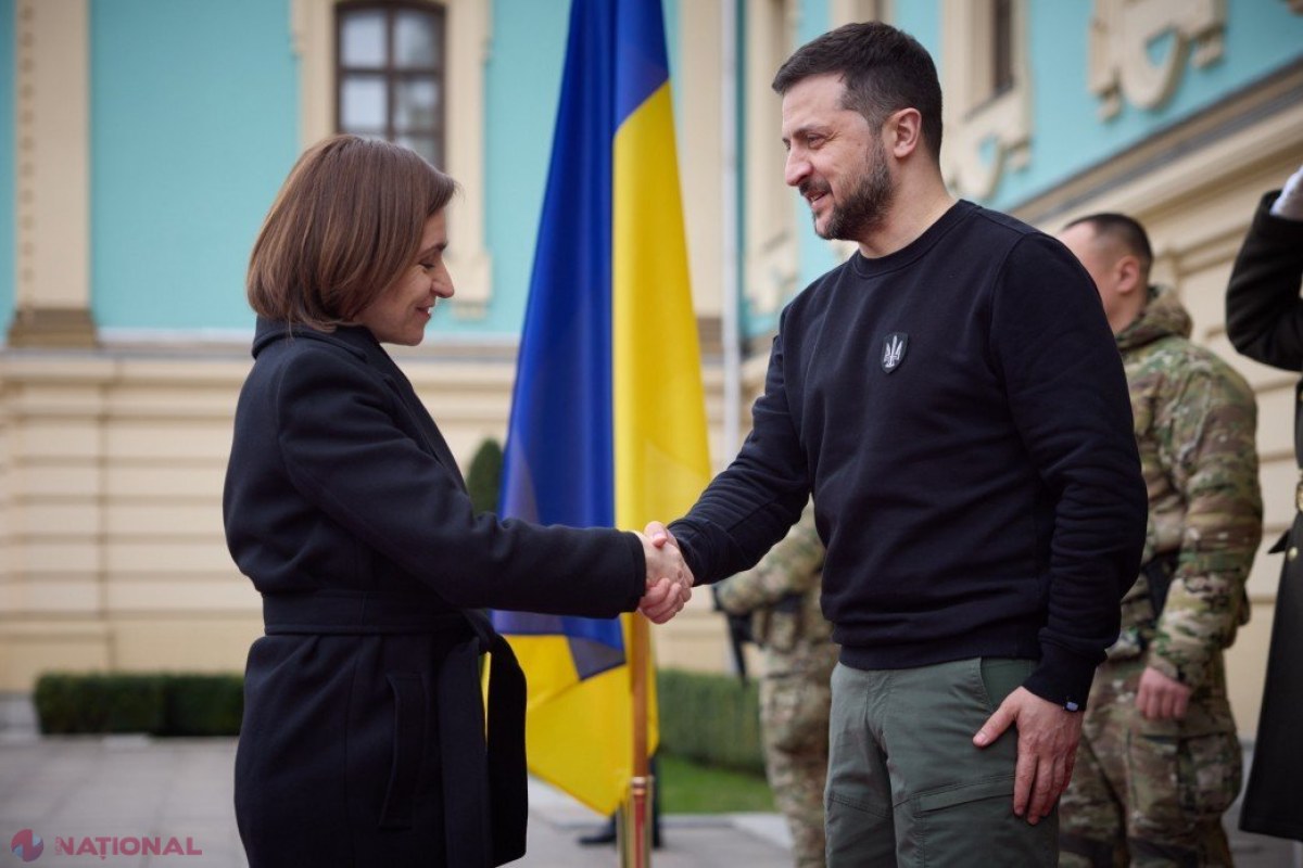 Zelenski și Maia Sandu, mesaj de unitate de Ziua Independenței: Susținem împreună viitorul european al Moldovei și Ucrainei