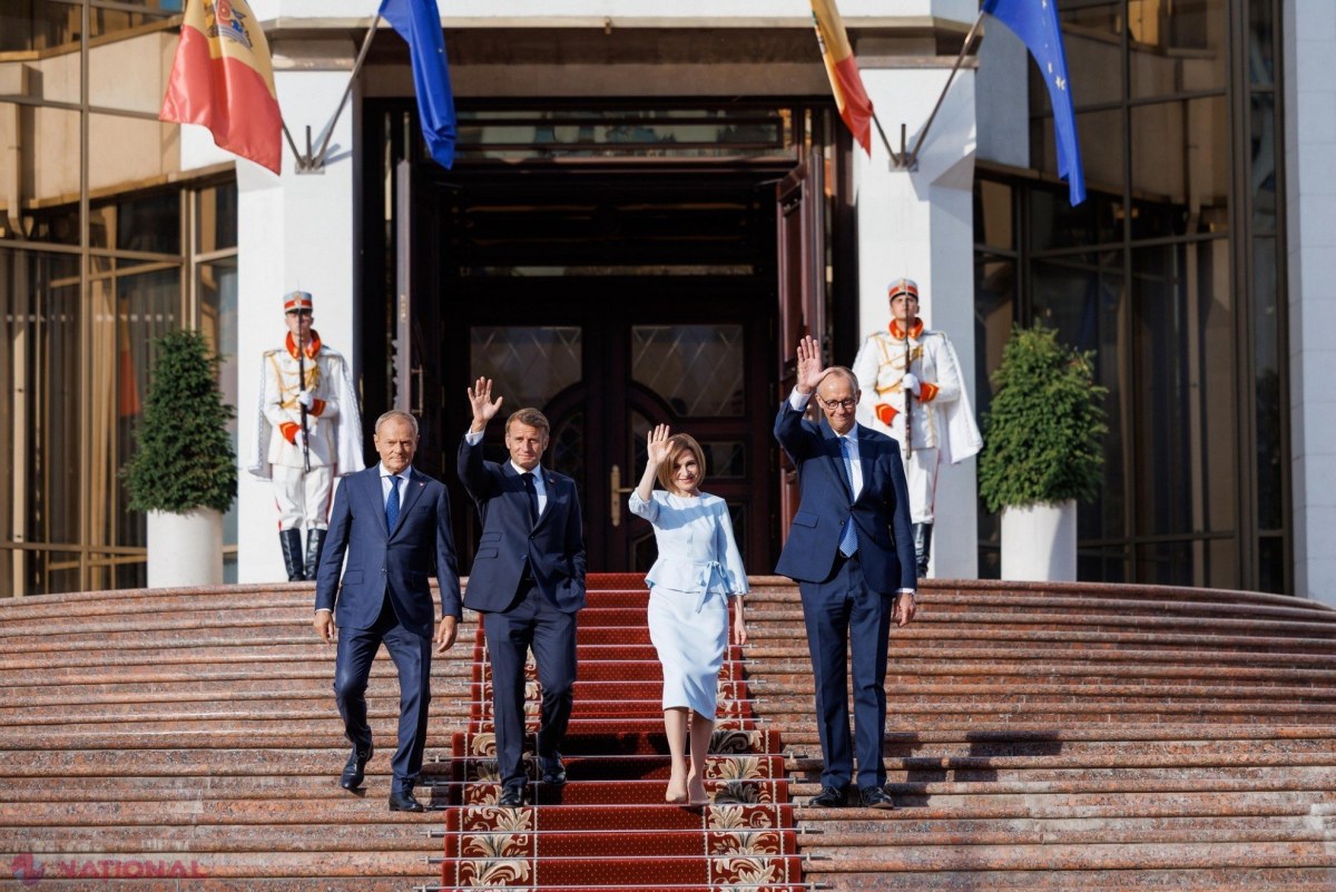 Lideri europeni uimesc la Chișinău: Macron, Merz și Tusk țin discursuri în română și promit susținere pentru Moldova în drumul spre UE