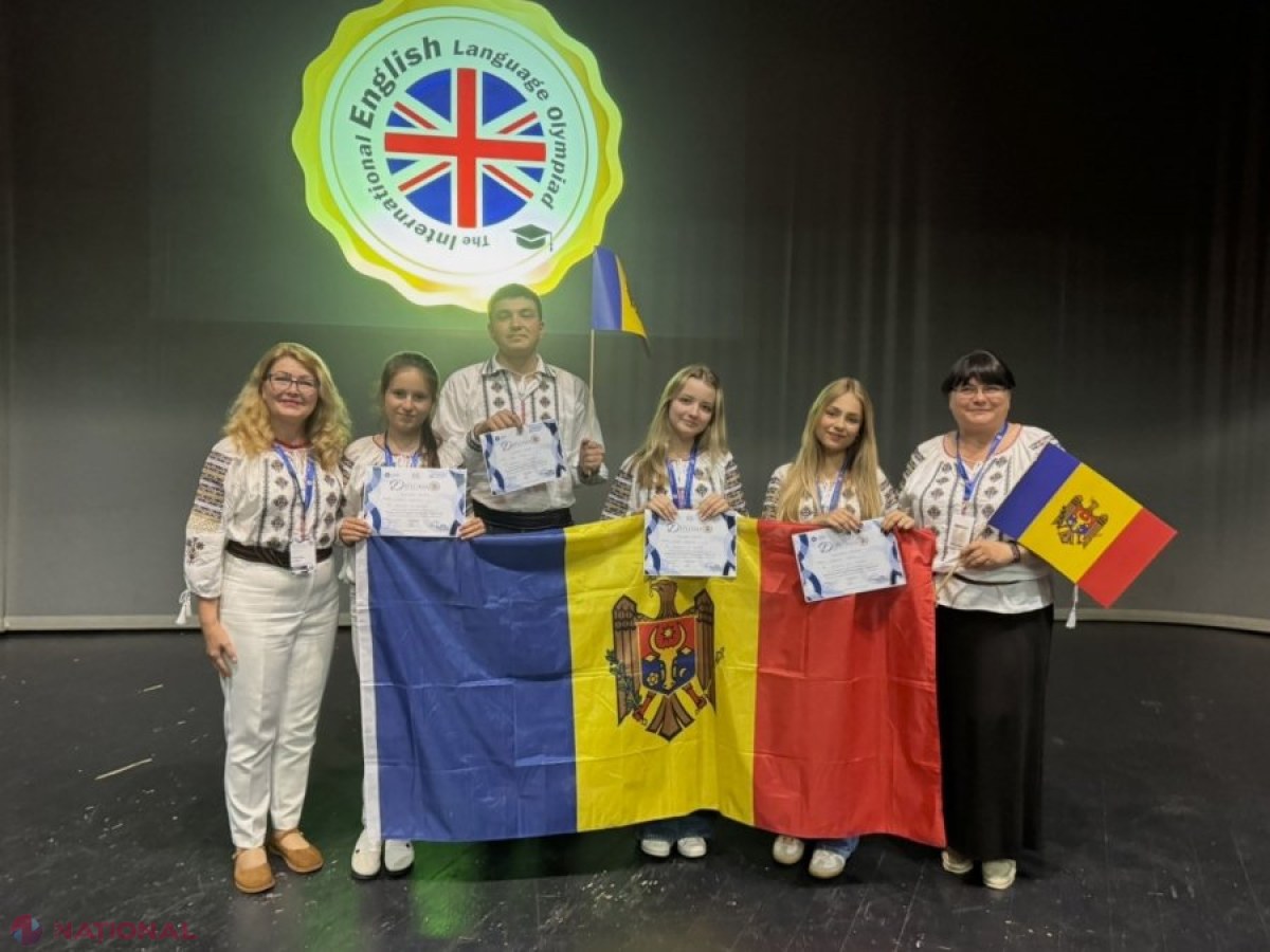 Republica Moldova obține patru mențiuni de onoare la Olimpiada Internațională de Limba Engleză din Deva