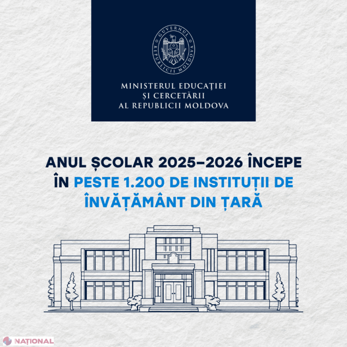 Noul an școlar 2025-2026 debutează în peste 1.180 de școli și universități din țară